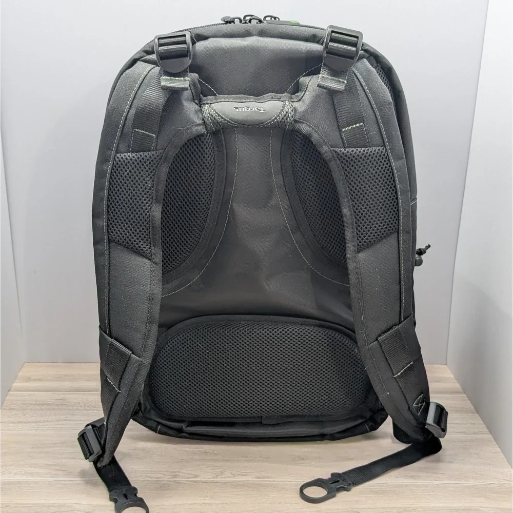 Targus Laptop Backpack TBB013US Black Business Travel Work Bag Commuter School